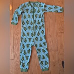 Kids - Small - 6/7 - One-Piece - Christmas Tree - Pajamas